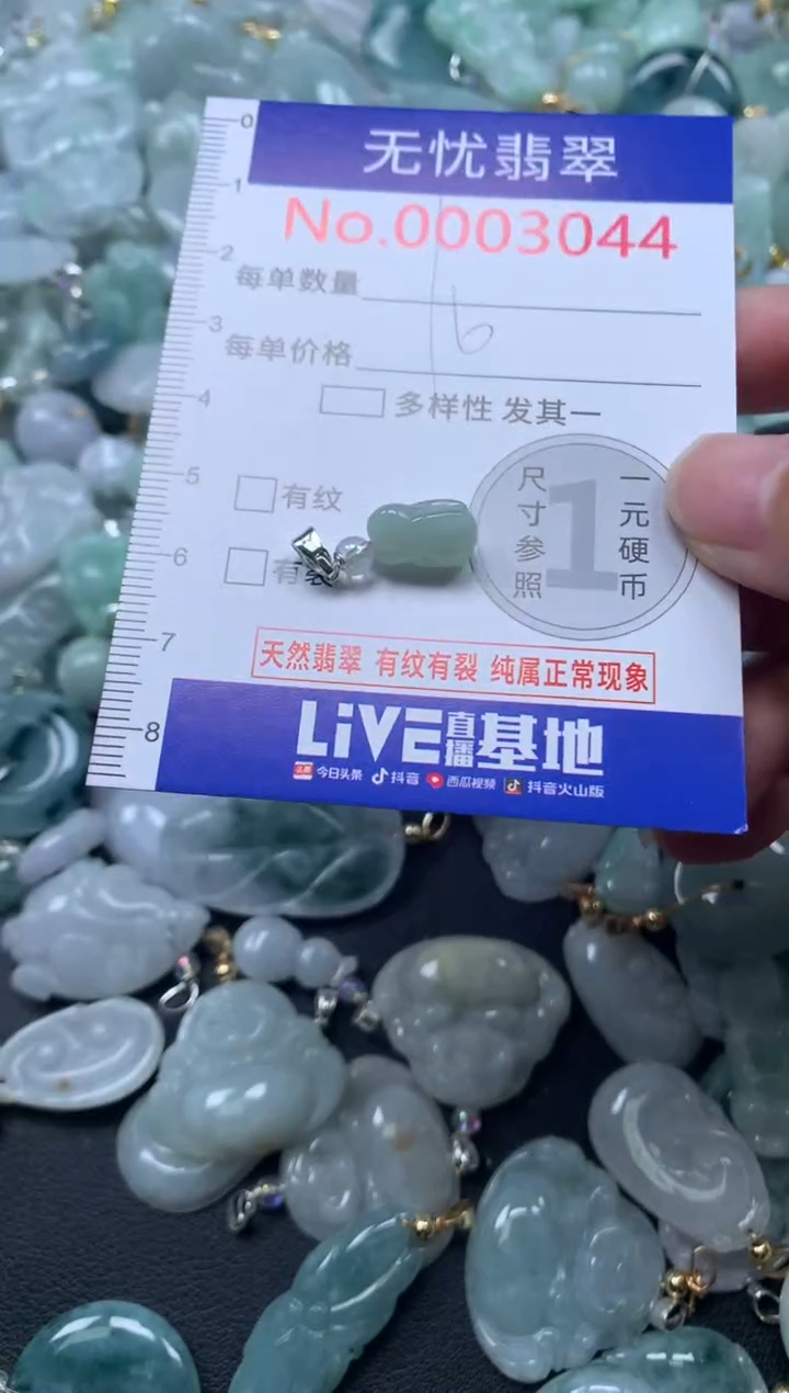 颈饰未镶嵌翡翠3044