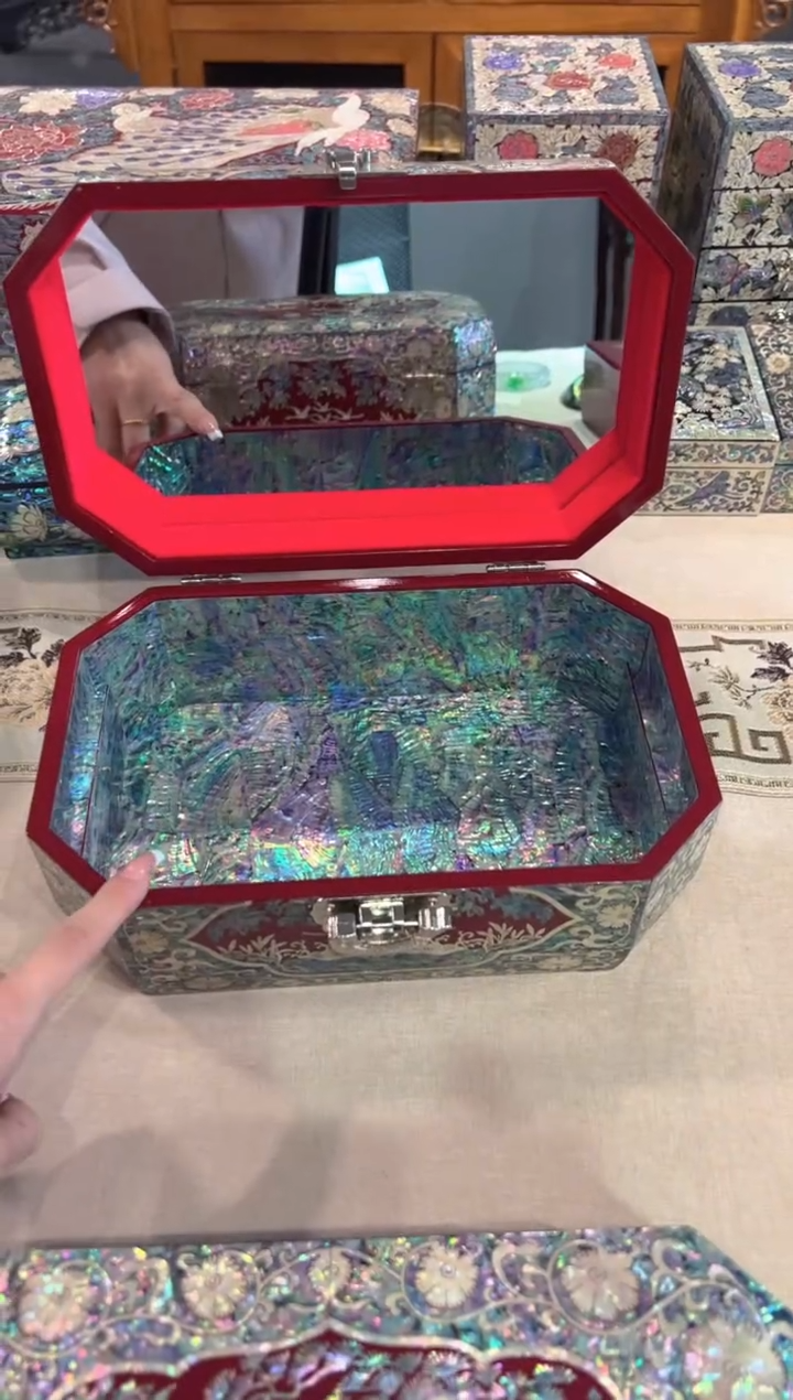 【闪购商品】八边满贝底弘贝雅螺钿漆器文化馆