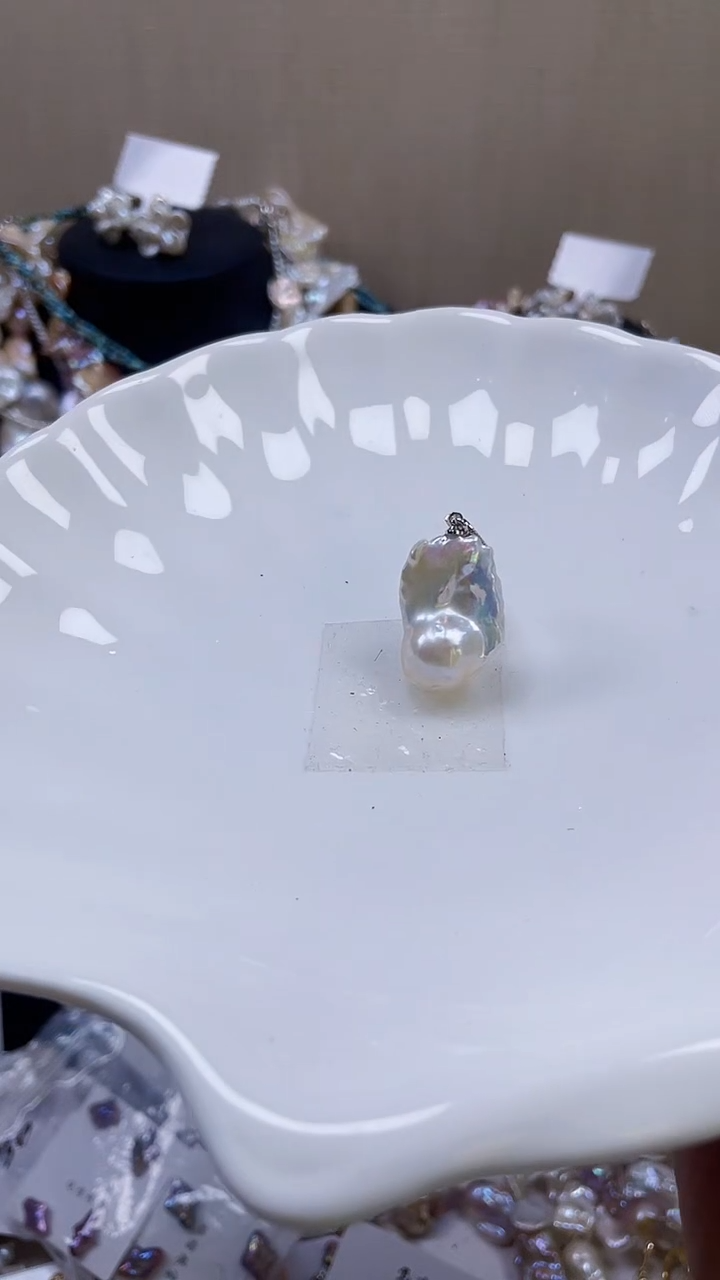 未镶嵌吊坠淡水珍珠-***莉【纯恬饰品】