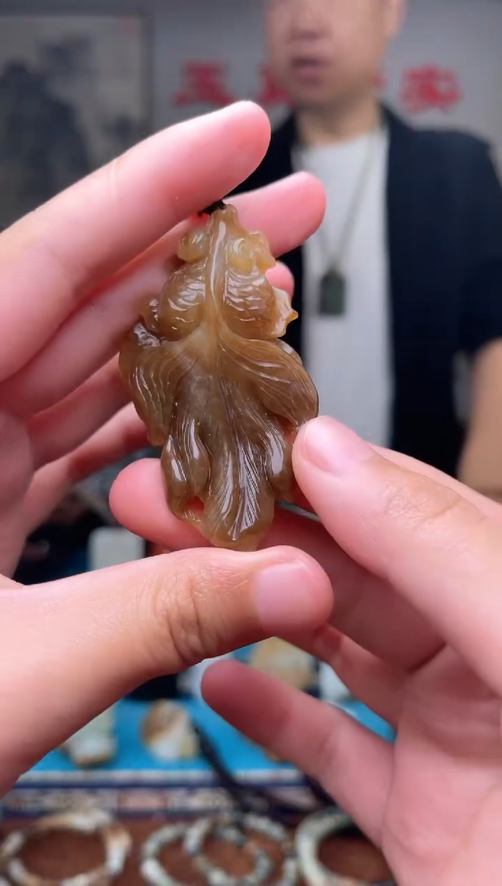 和田玉未镶嵌挂件1