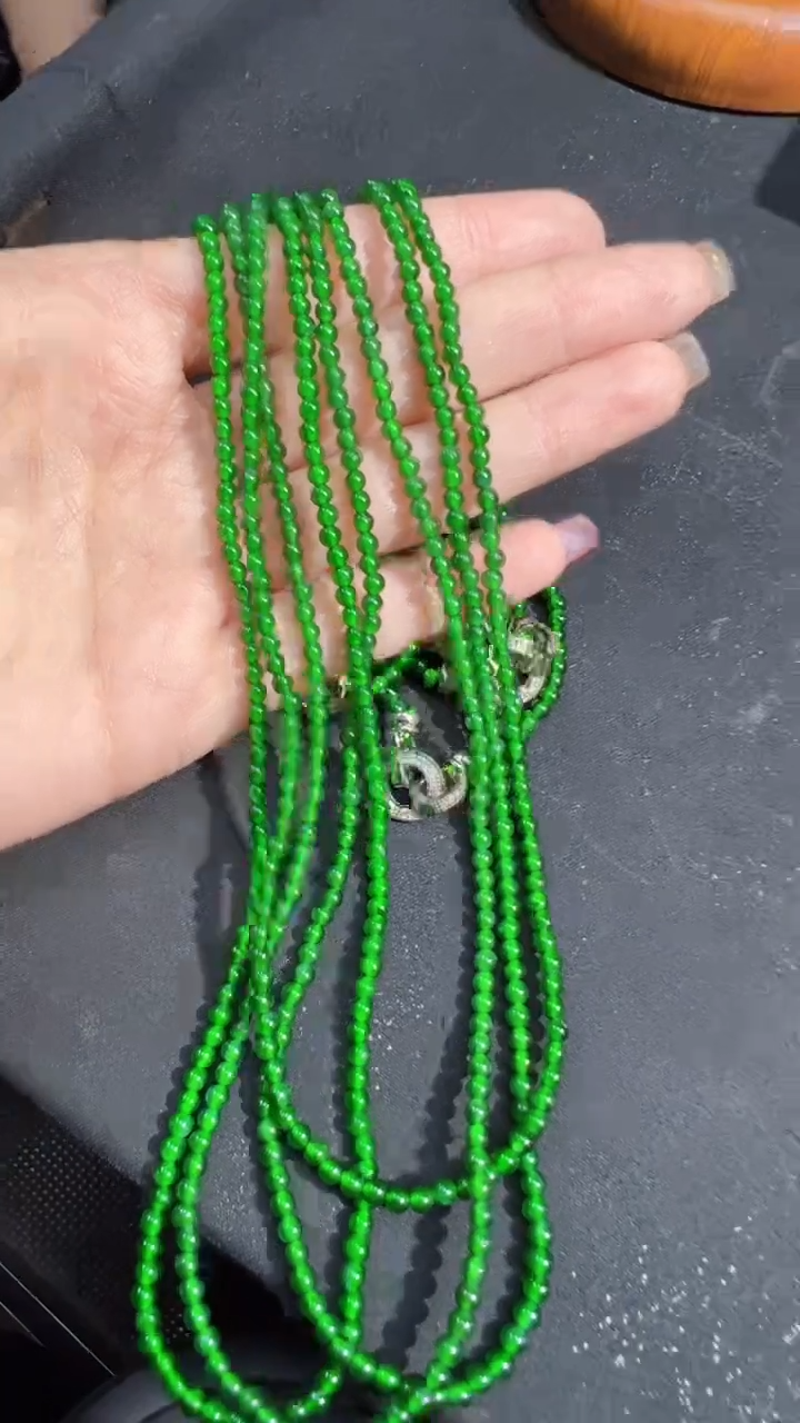 【闪购商品】定制翡翠未镶嵌小米珠商品多样性发货1