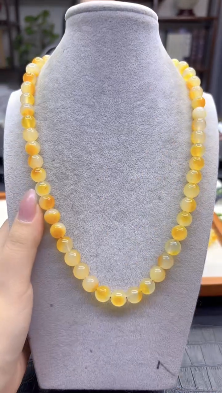 颈饰14K金镶嵌翡翠DIY款X