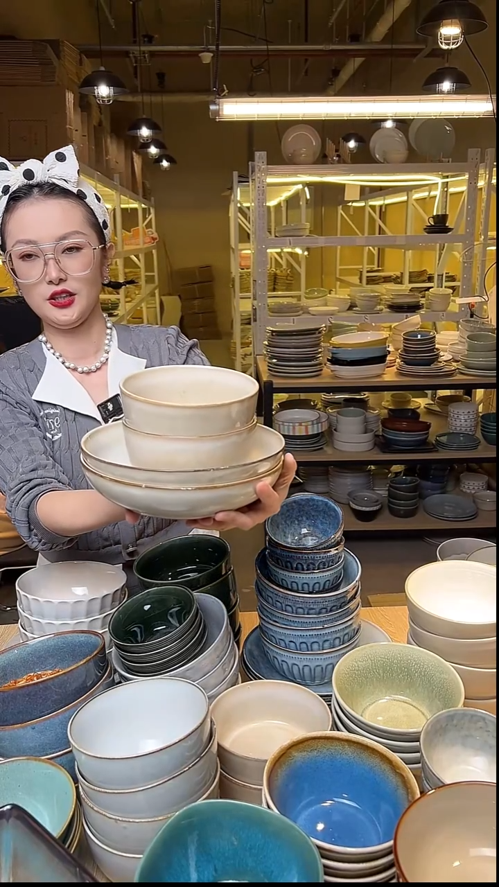 瓷177外贸尾货窑变釉下彩默认微瑕