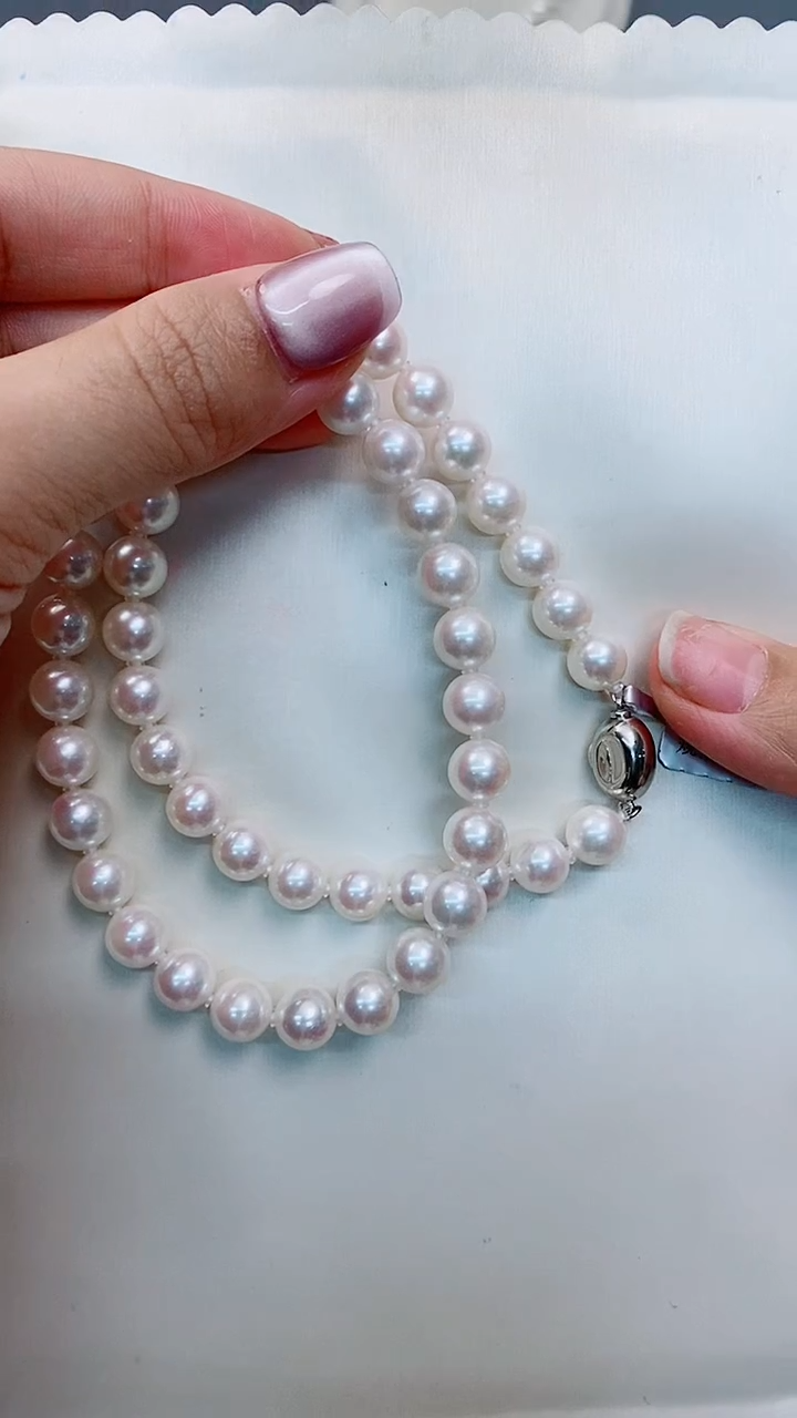 【闪购商品】海水珍珠项链未镶嵌8-8.5海水珍珠项链