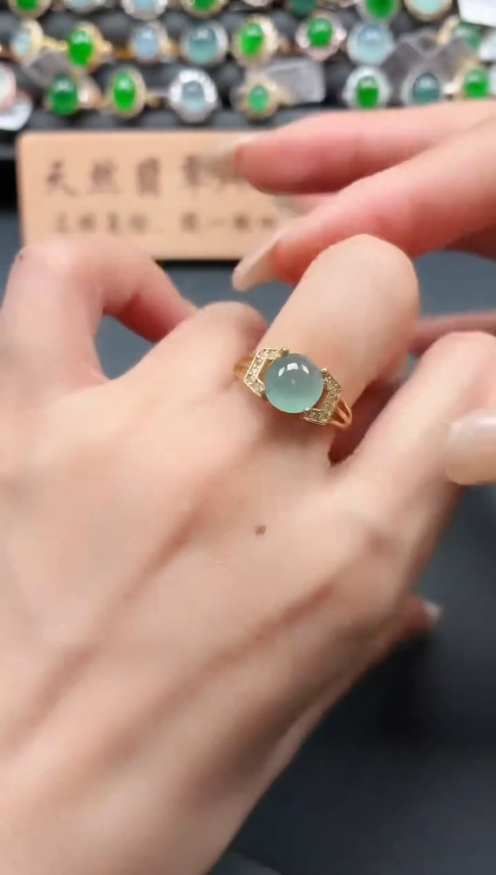 未镶嵌戒指翡翠1111