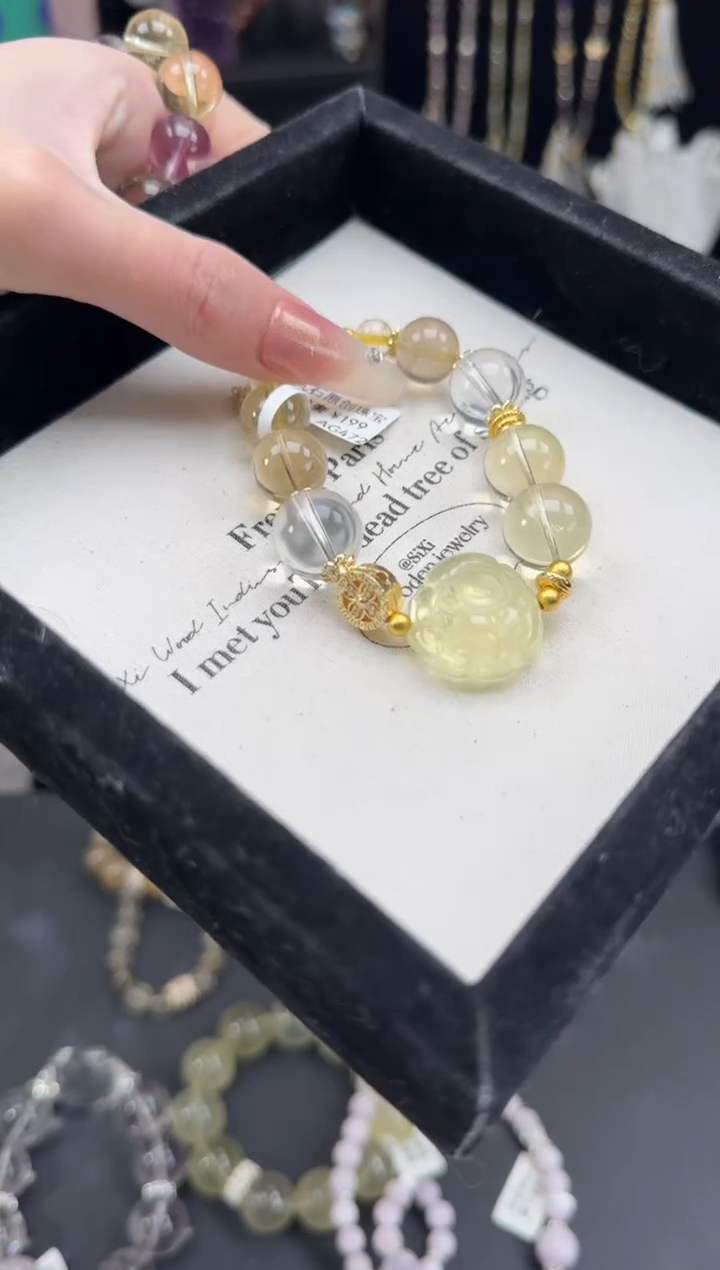 【闪购商品】水晶手链未镶嵌天然水晶 多样性发货