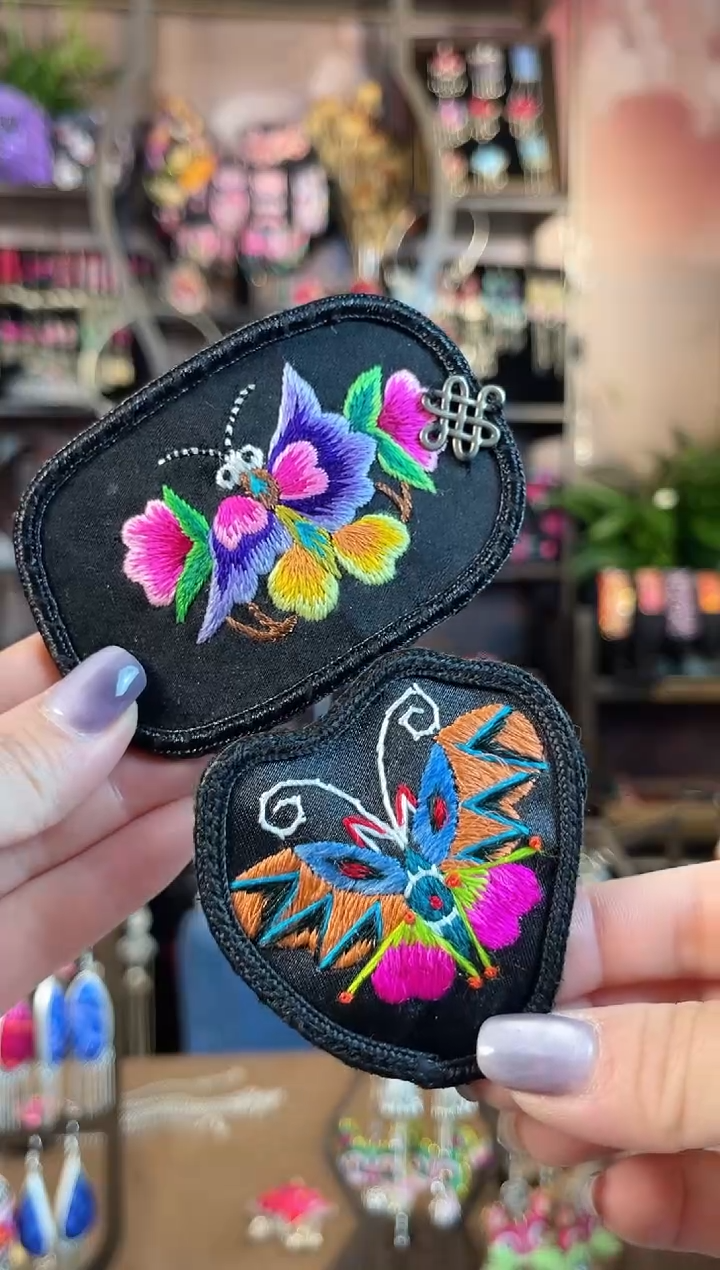 织绣瑶*虫民族风手工非遗老绣饰品98