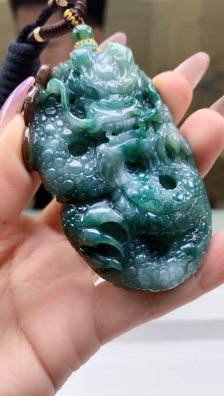 【闪购商品】定制翡翠未镶嵌4917ty-毛货挂件13
