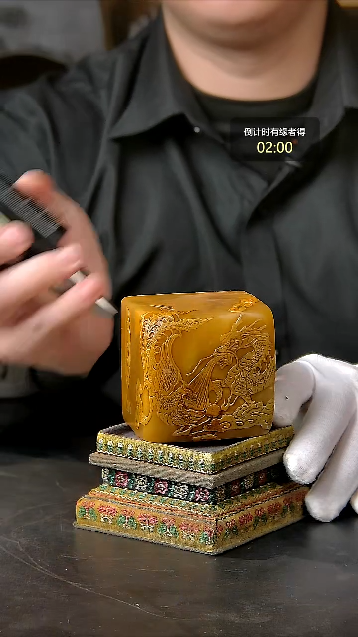 寿山石印石一物一拍