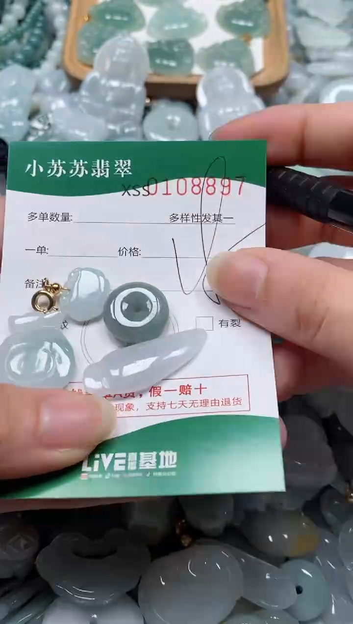 【闪购商品】翡翠未镶嵌颈饰闪购商品0108897