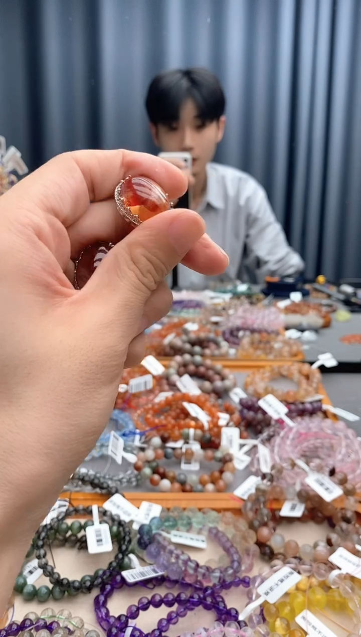 水晶手链未镶嵌胶花