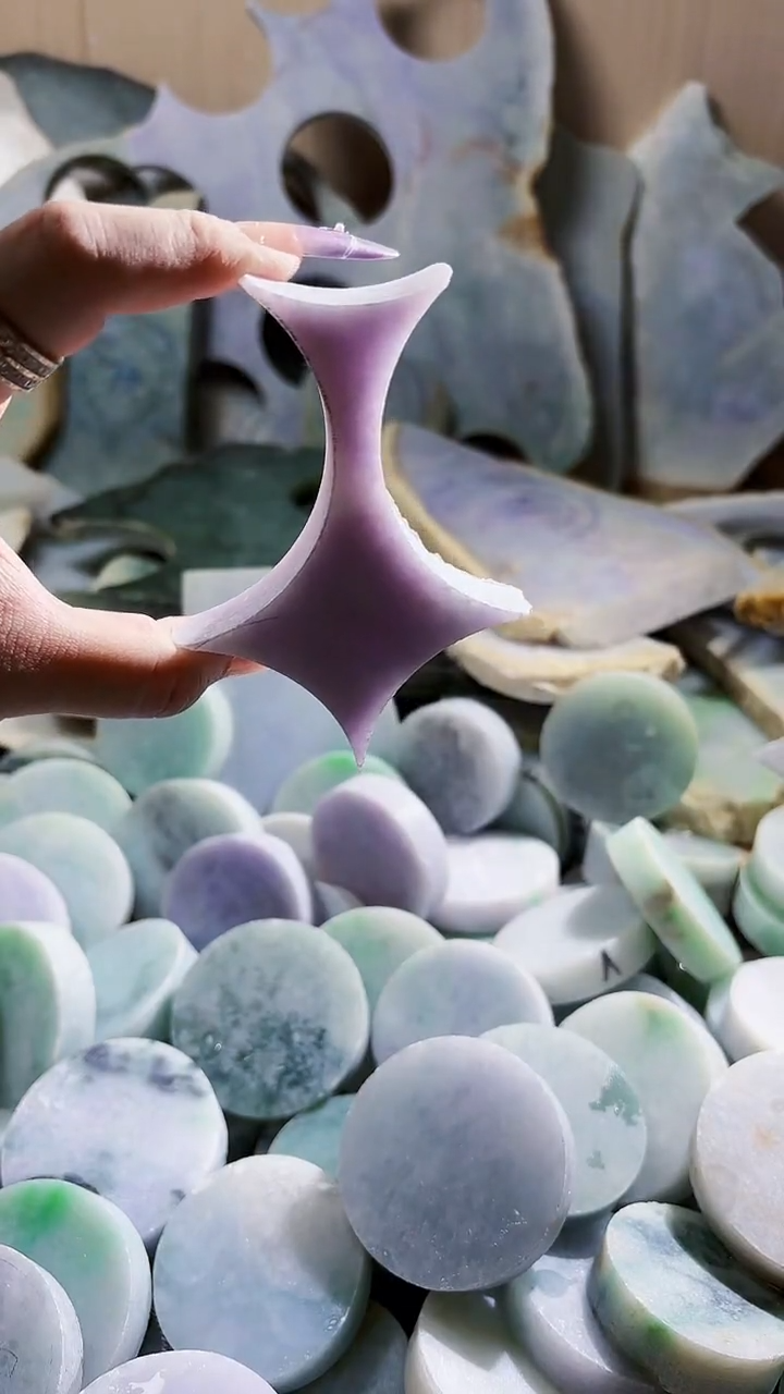 翡翠未镶嵌颈饰翡翠A货 江谭719