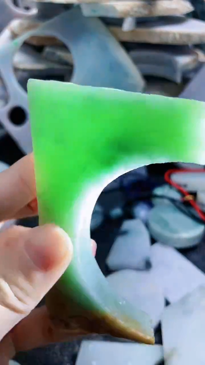 裸石翡翠天然A货翡翠板料