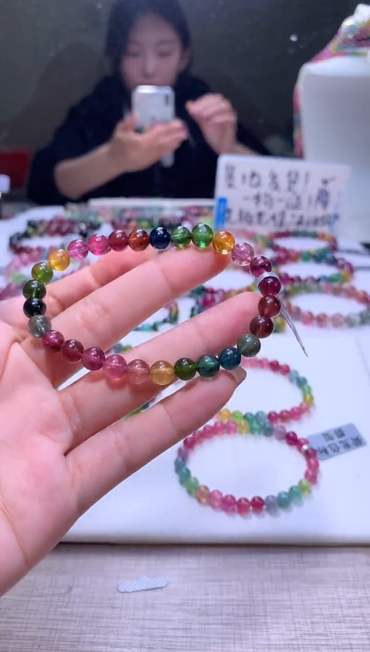 【闪购商品】碧玺手链未镶嵌A25【天然碧玺】