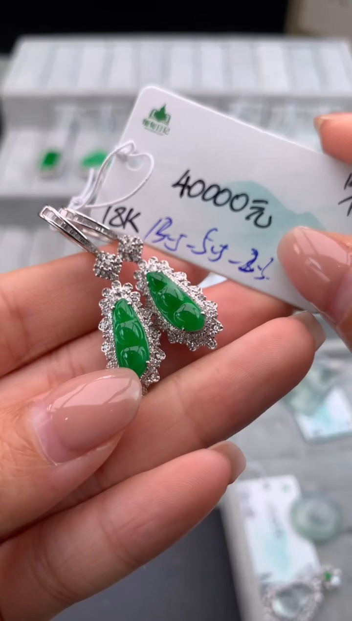 【闪购商品】翡翠耳饰未镶嵌下单联系客服核对地址哦