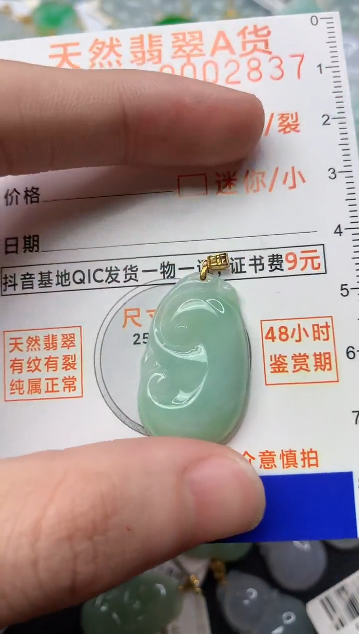 【闪购商品】翡翠颈饰18K金镶嵌5...........