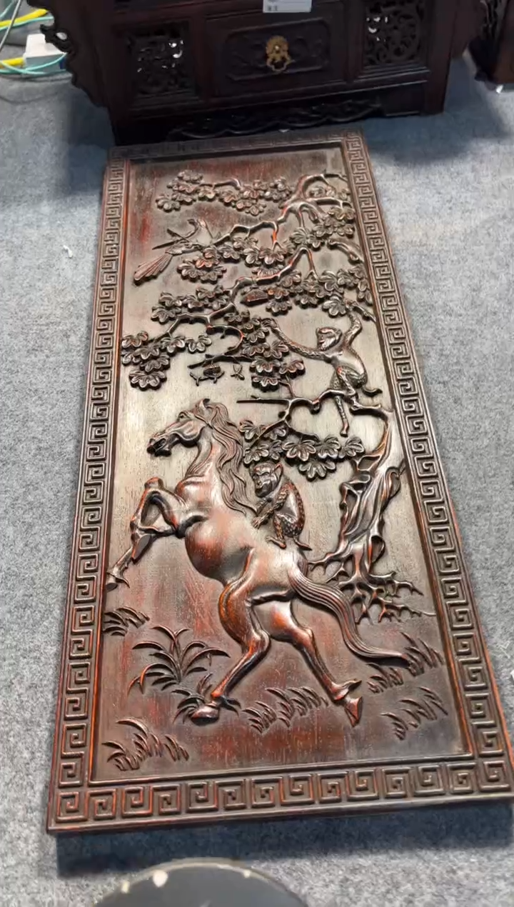 【闪购商品】花梨木类拆件雕刻板 以直播间截图为准D357