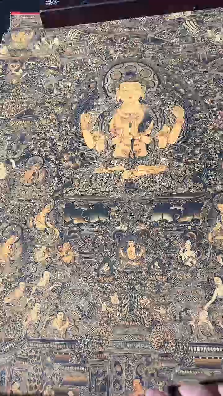 卷轴画藏式珍藏彩绘艺术馆140