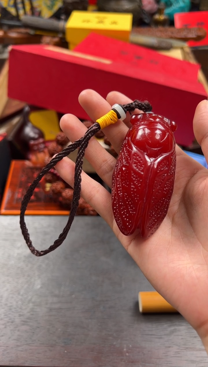 未镶嵌颈饰蜜蜡 ------瓷----- ---12