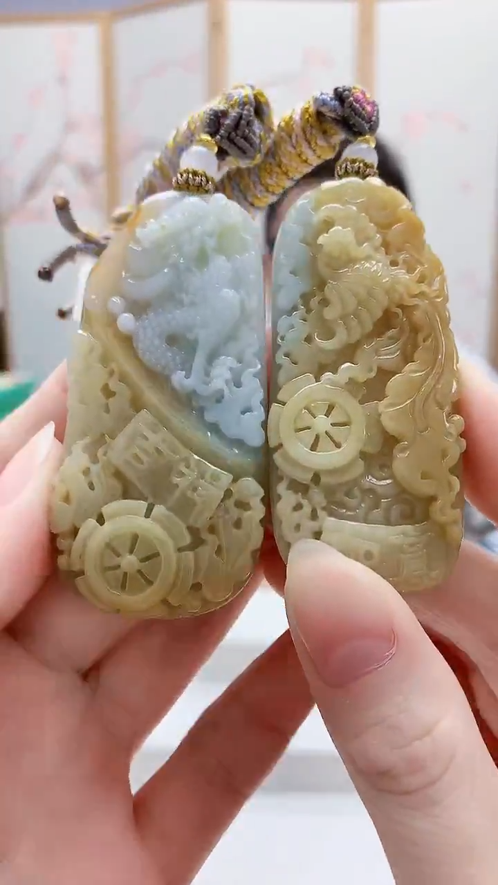 未镶嵌定制翡翠5175ry-毛货挂件159