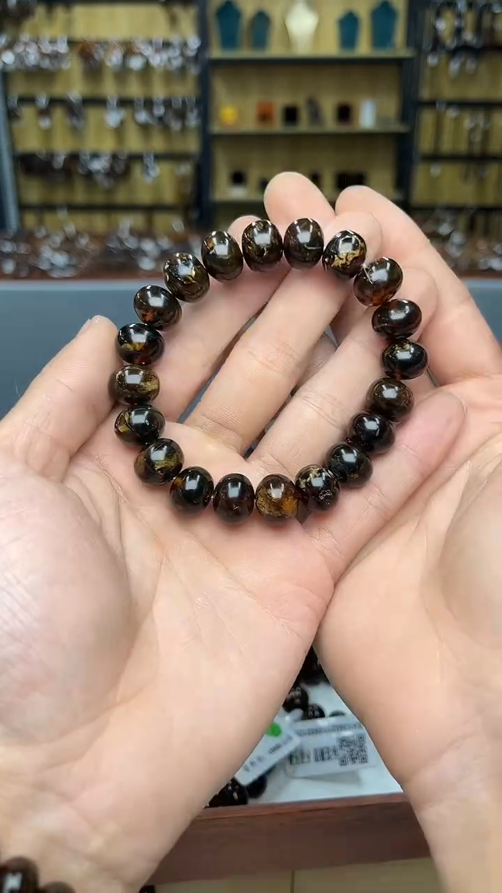 裸石琥珀未镶嵌拓*抚顺琥珀12+多样性发其一