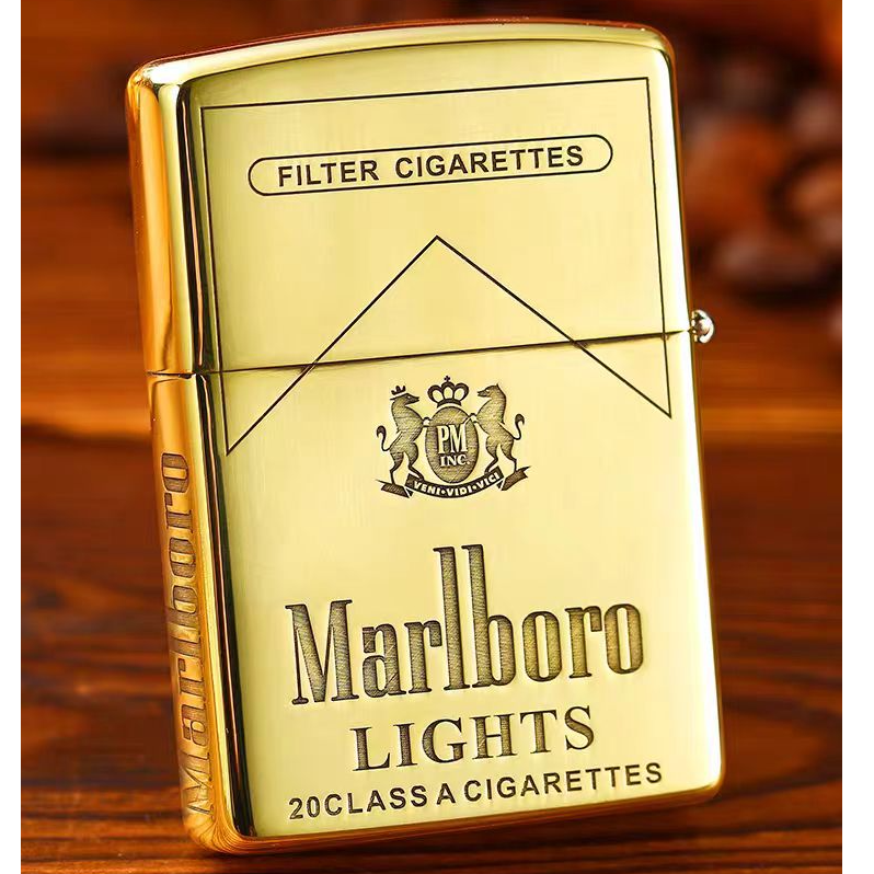 Zippo打火机铜盔甲万宝路279