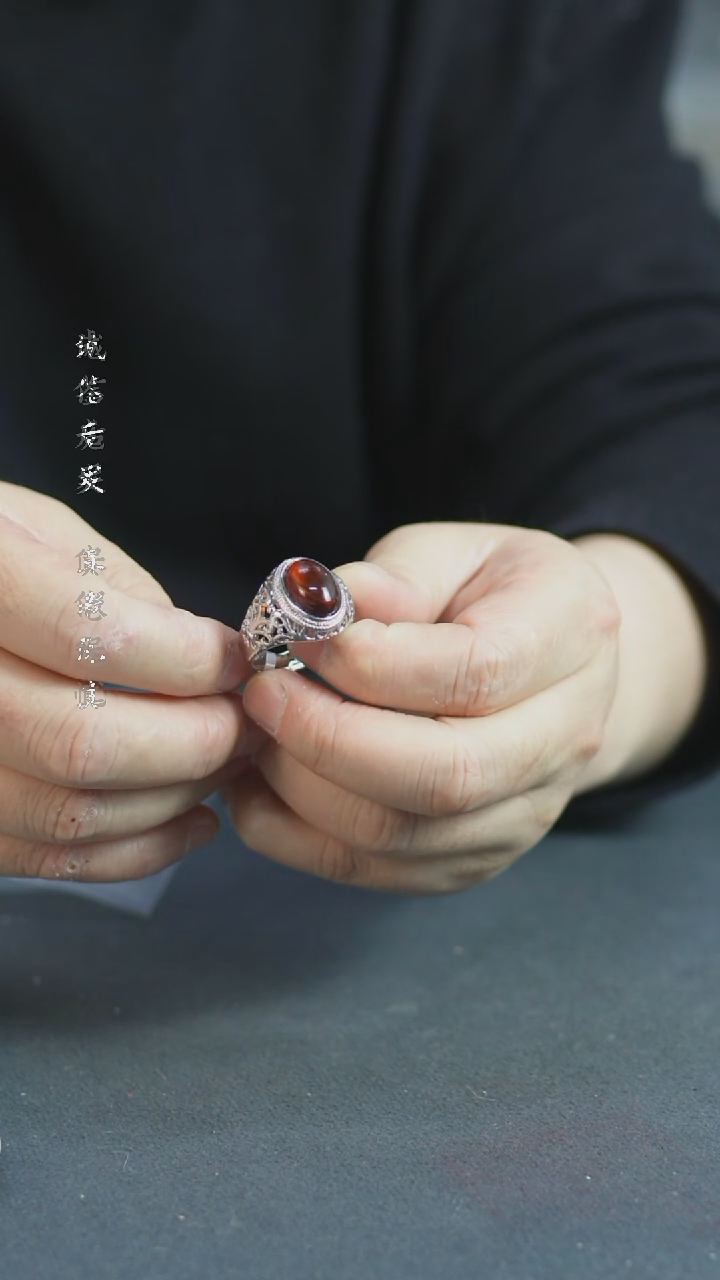 【闪购商品】铜琥珀戒指 （先鉴后发，安心选购）W