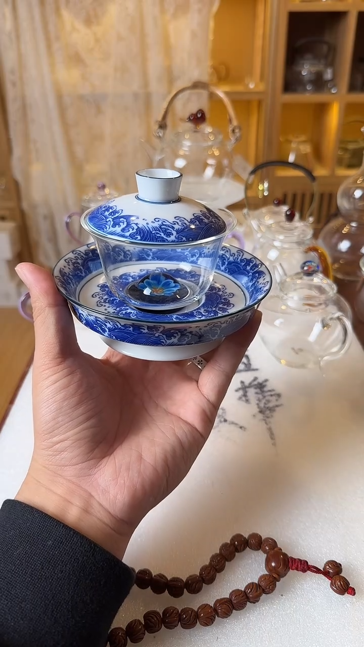 青瓷盖碗。。。。。。。