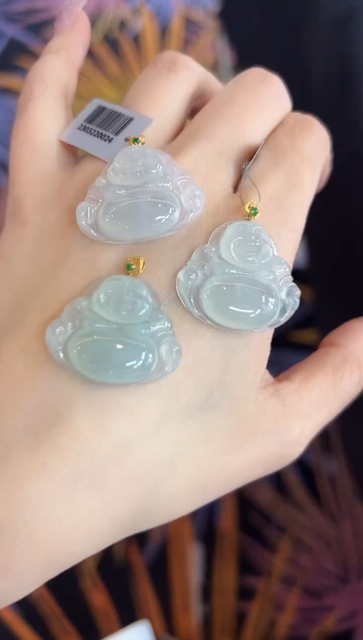 【闪购商品】翡翠颈饰18K金镶嵌ae0519