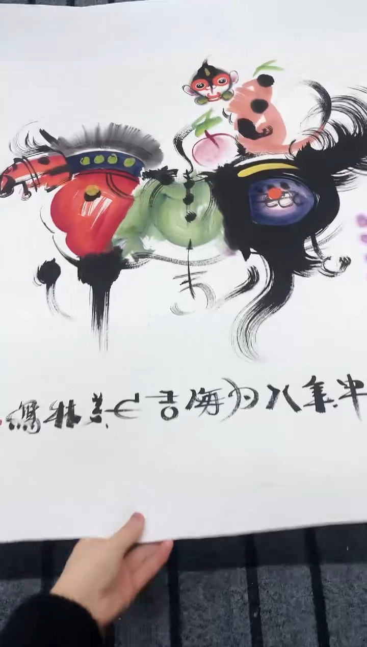 精品国画花鸟作品