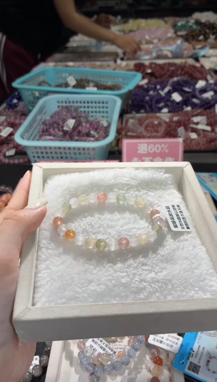 未镶嵌手链水晶262号 多样性发一K  7+