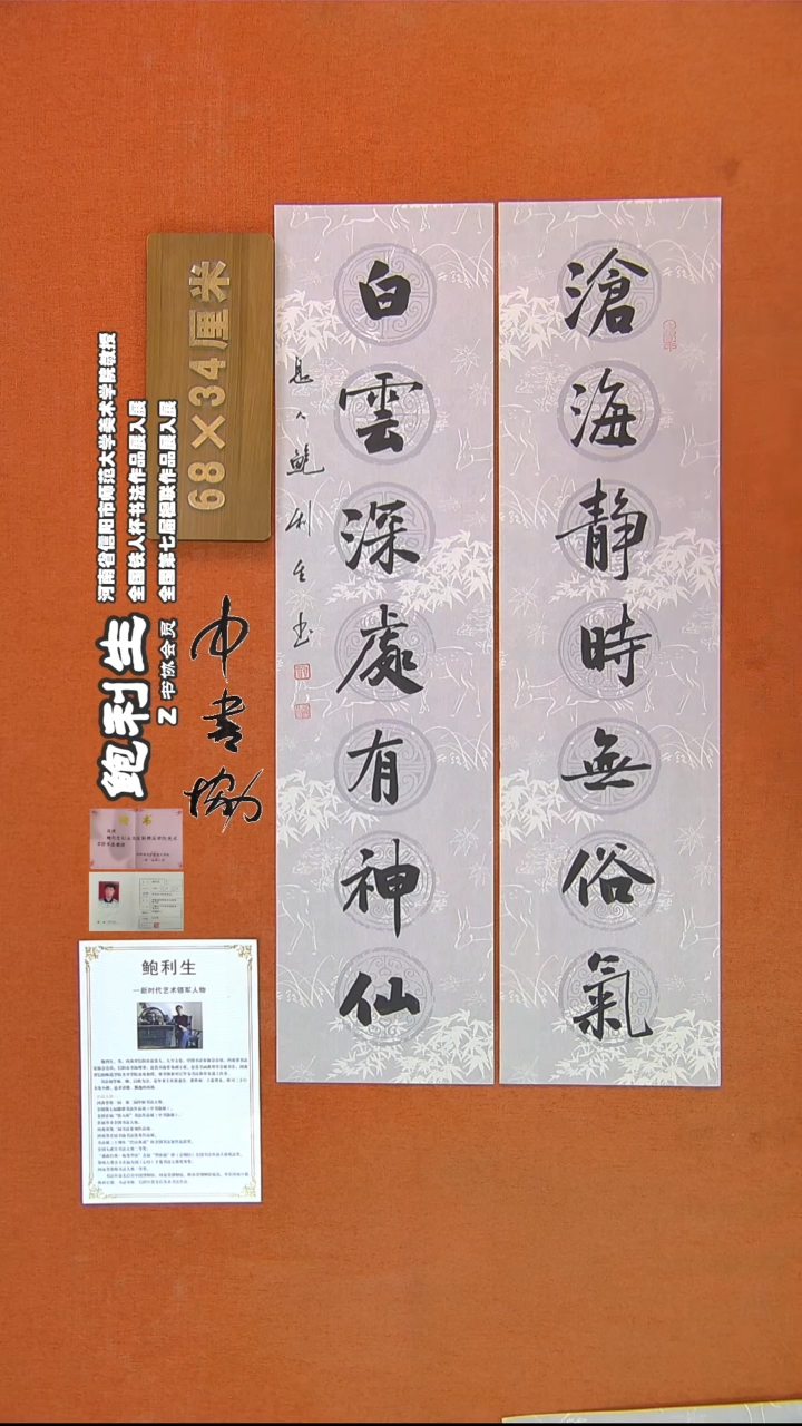 【闪购商品】书法225鲍利生书法作品