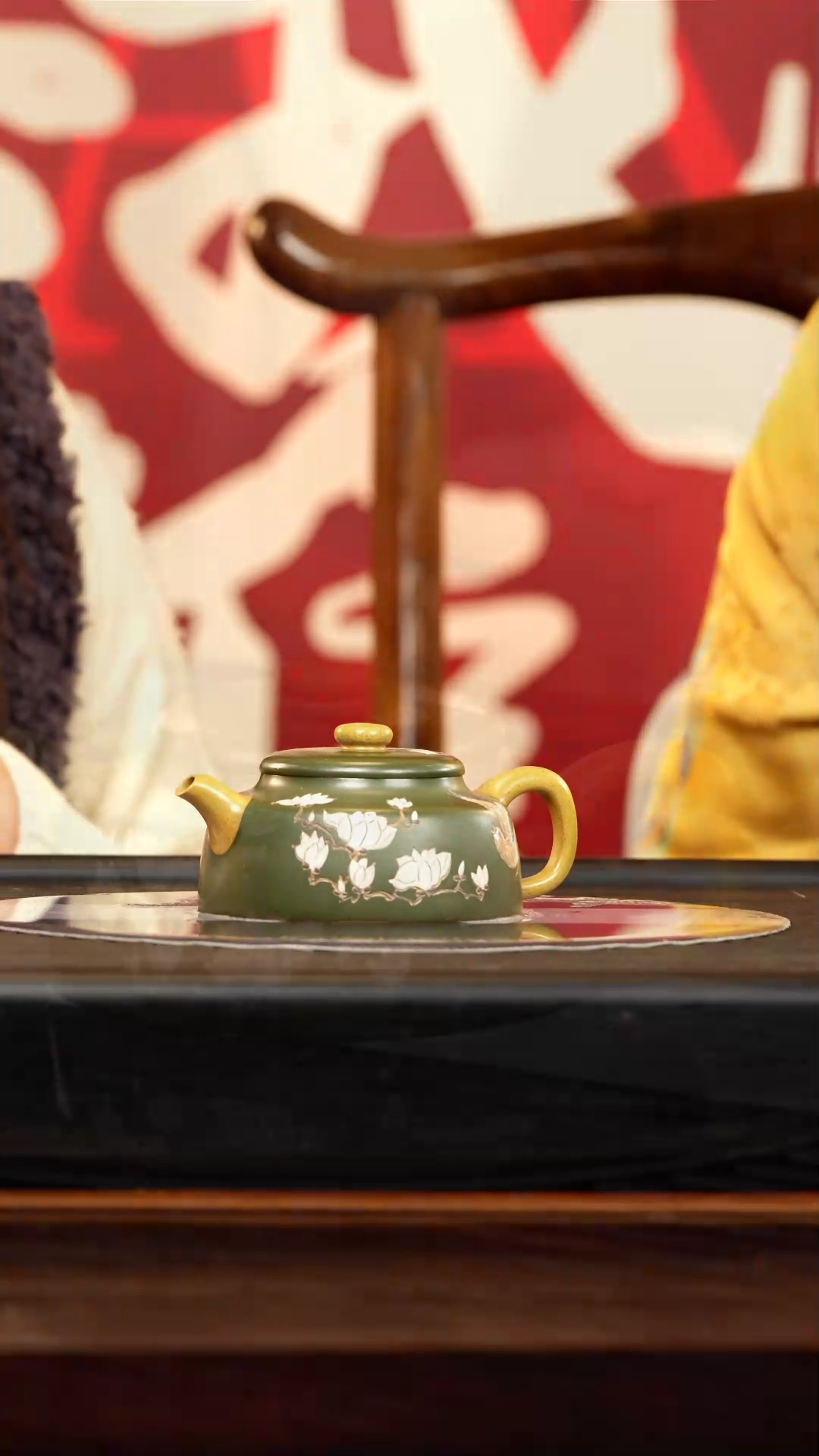 【闪购商品】紫砂茶壶PQZ 芒果段泥上泥 玉扁 