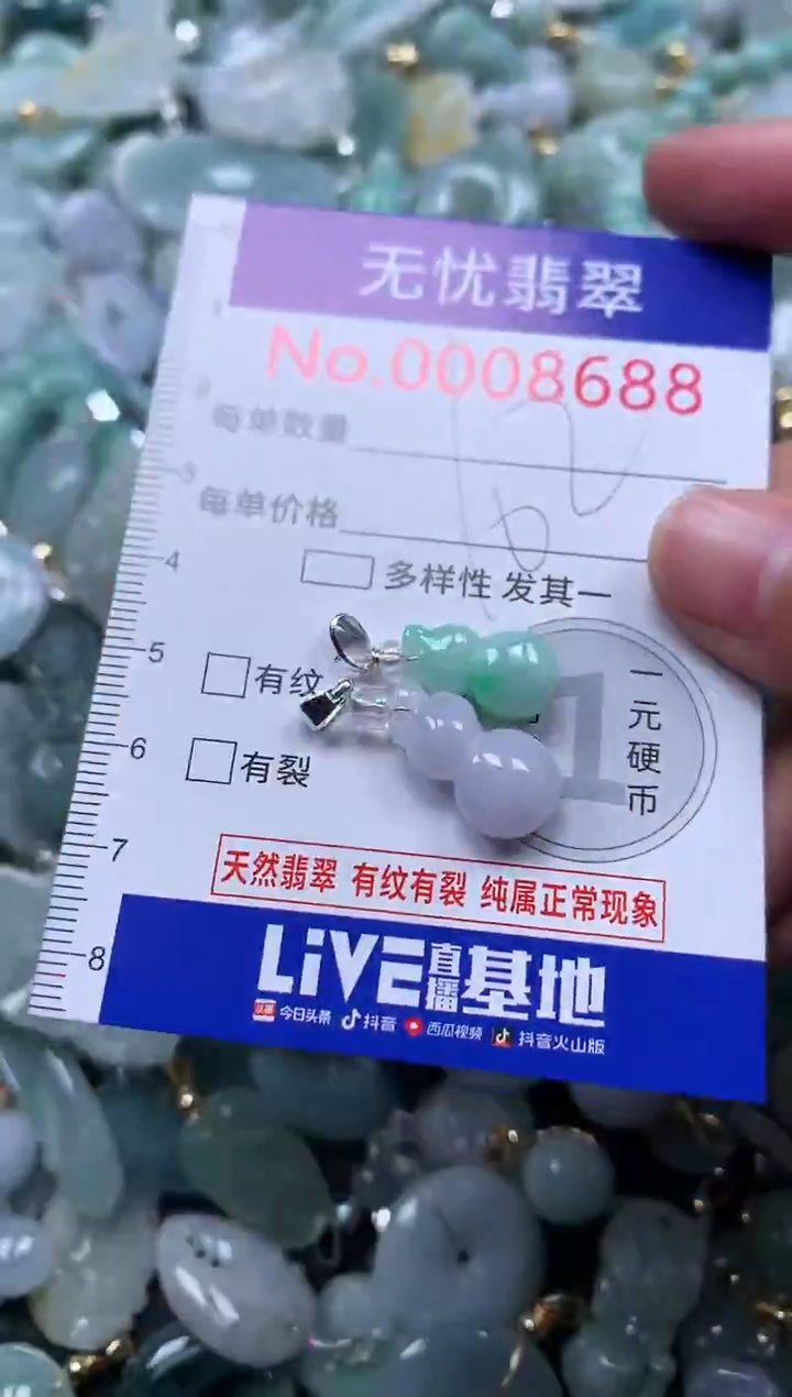 颈饰未镶嵌翡翠8688