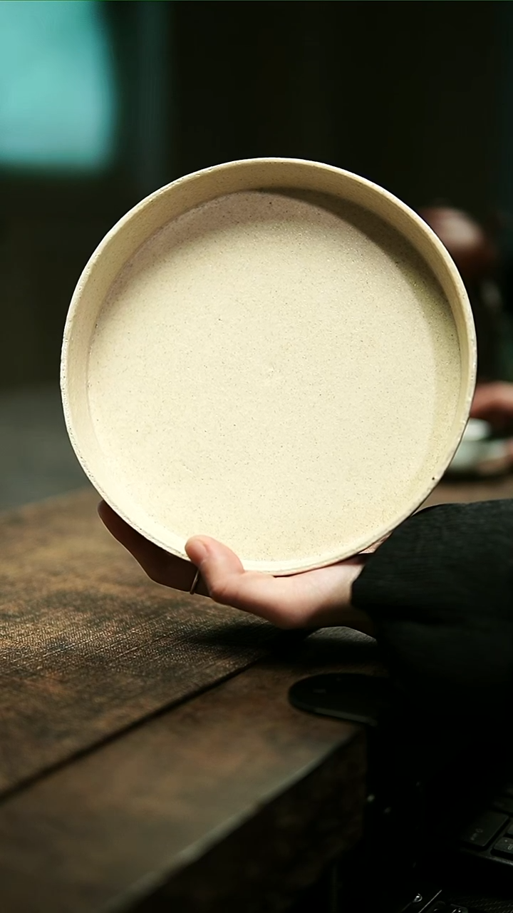 【闪购商品】云龙糯粉釉圆壶承 11111