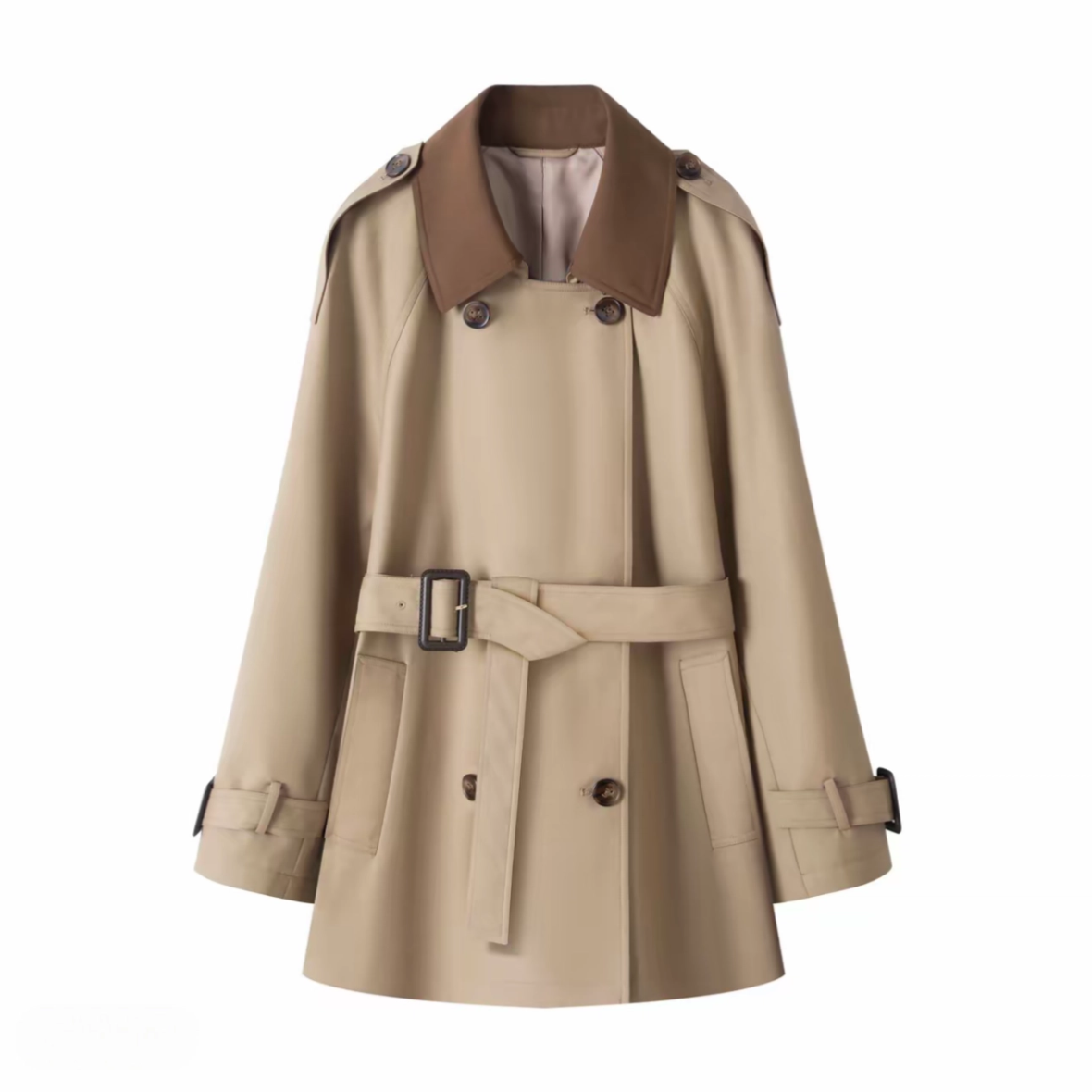 〈纪朵研〉1244洋气新款高级设计师时尚轻奢春季短款风衣外套