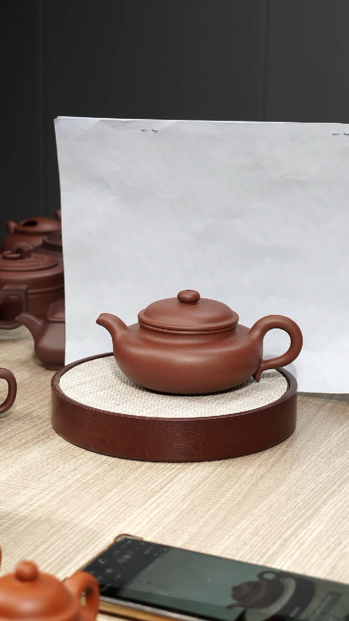 【闪购商品】紫砂茶壶底槽清景州仿古壶