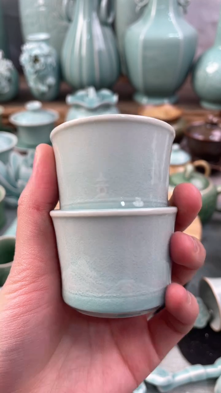 【闪购商品】2个 特价 微瑕 慧仙青瓷
