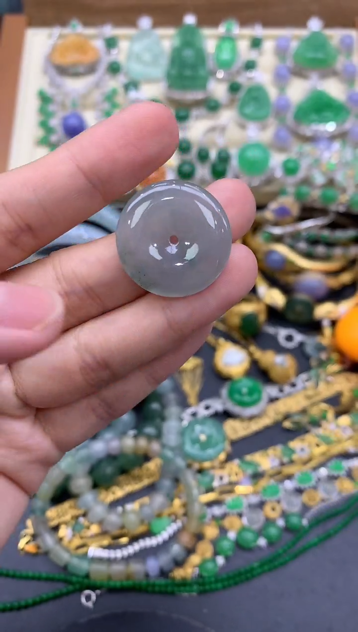 翡翠未镶嵌颈饰453-中国好珍宝