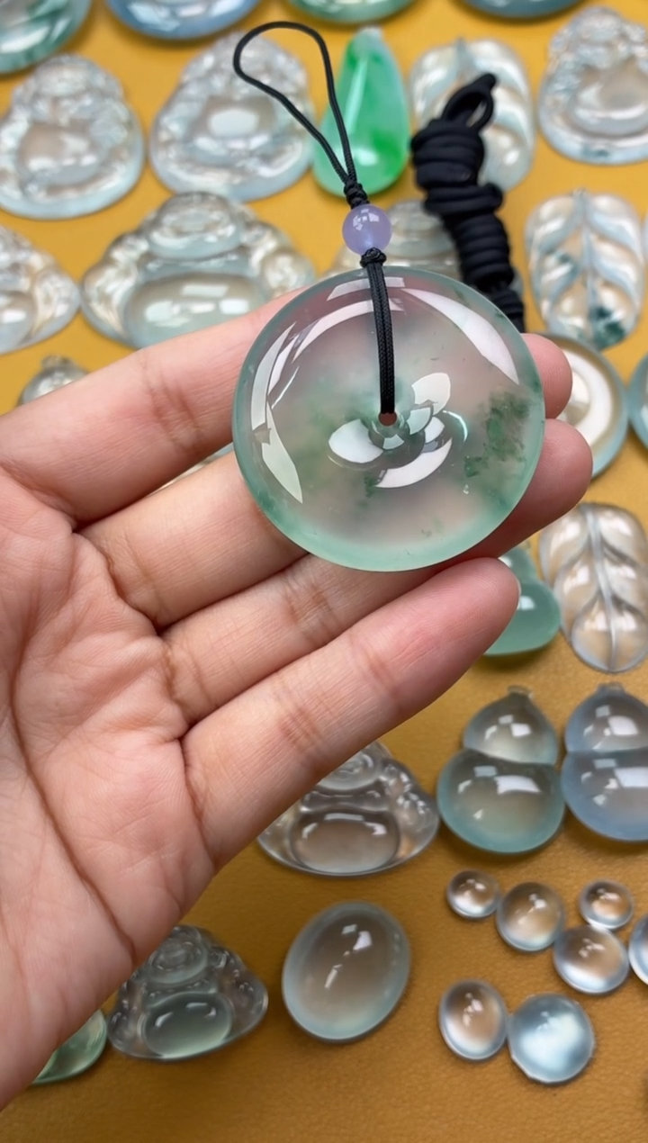 吊坠(不含链)未镶嵌翡翠10 平安扣 39.8 8.0