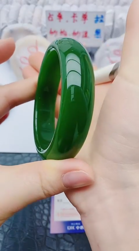 未镶嵌手镯石英质玉w35+59-60