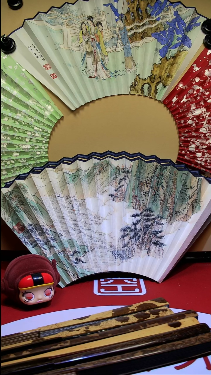 扇子手绘扇面  95  16 2.0排口