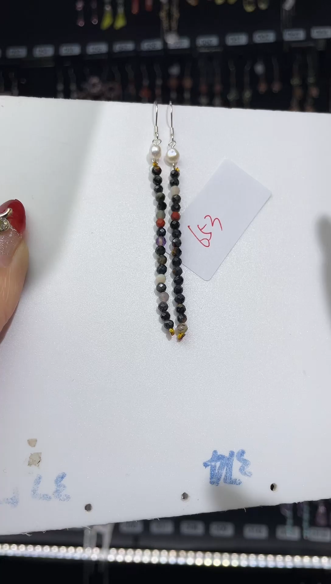 【闪购商品】紫晶耳饰银S925镶嵌银钩银链653