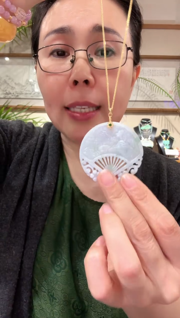 【闪购商品】翡翠颈饰未镶嵌国风