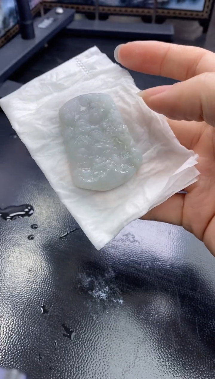 【闪购商品】定制翡翠未镶嵌牌子+QZG241120-15  62