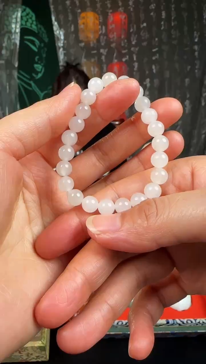 未镶嵌和田玉挂件不****人手串