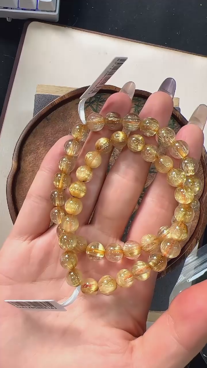 【闪购商品】水晶手链未镶嵌XL026约8mm多样性发一件