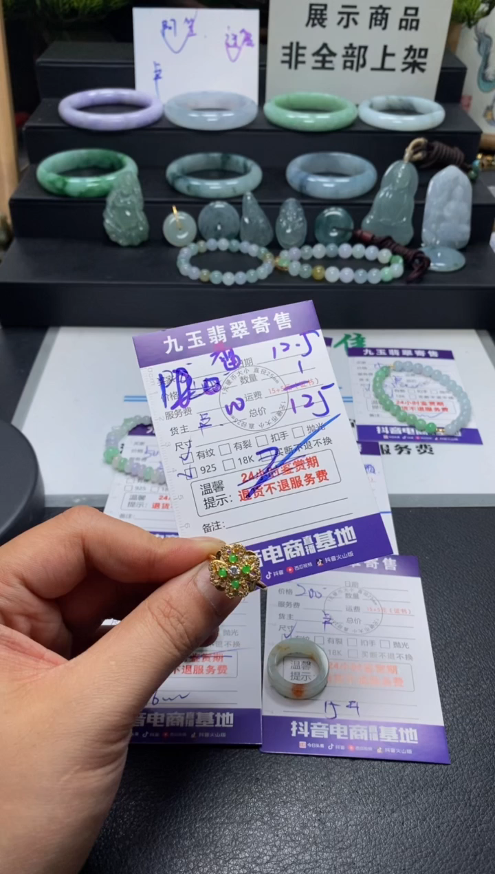 颈饰银S925镶嵌翡翠雷****✨买断