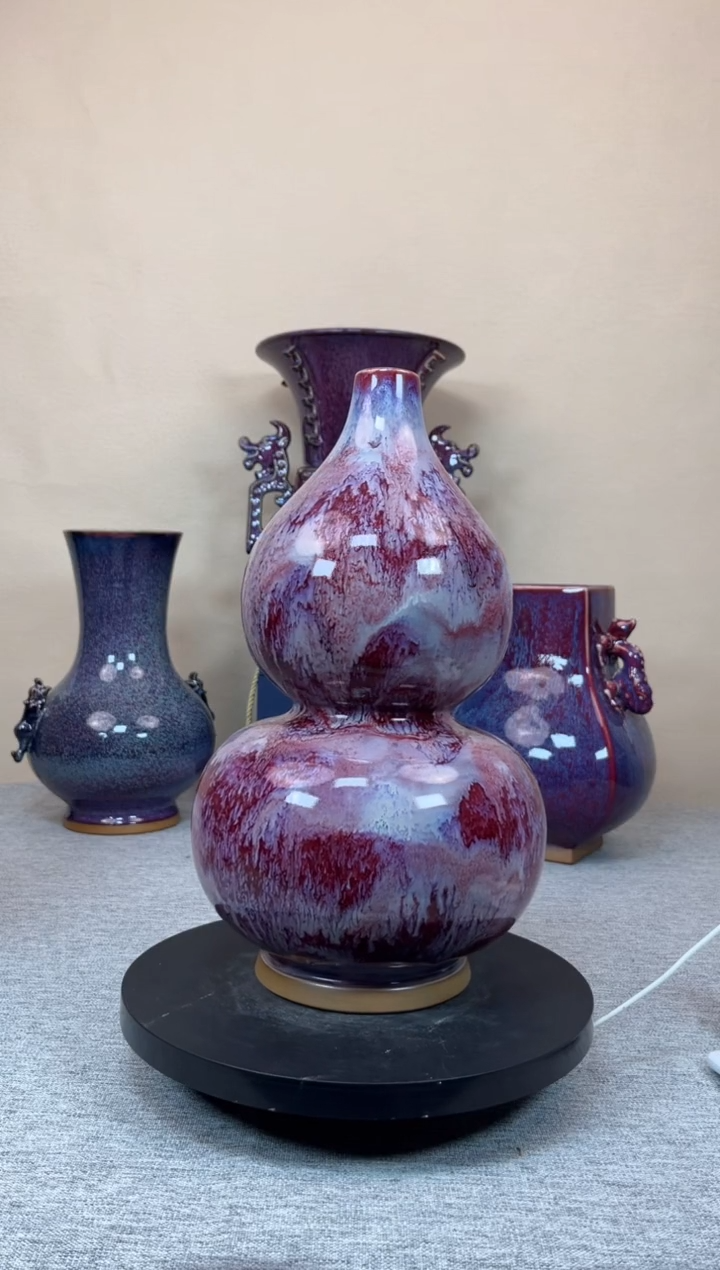 摆件陶神垕钧瓷收藏工艺品