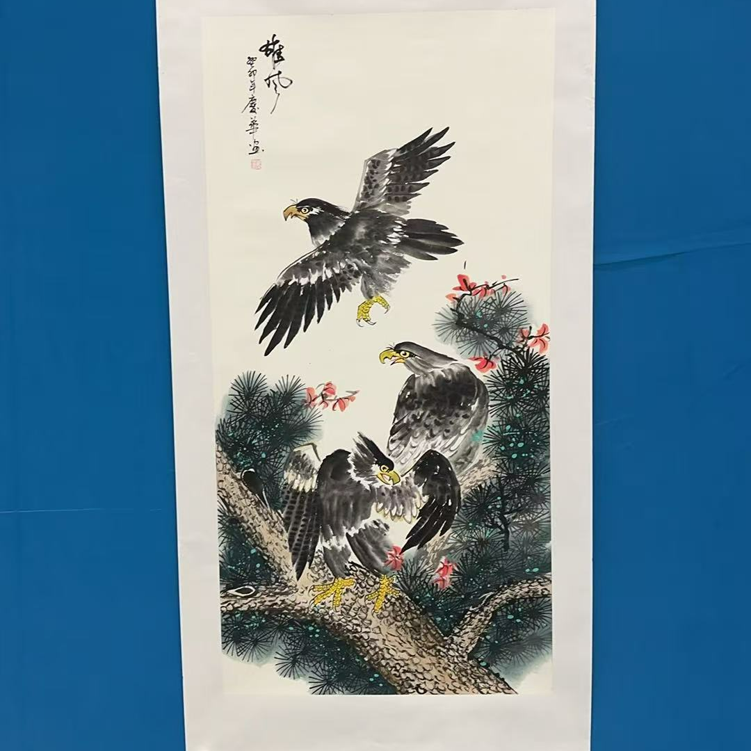 橱窗展示/艺品文化展厅/宣纸国画 /纯手绘